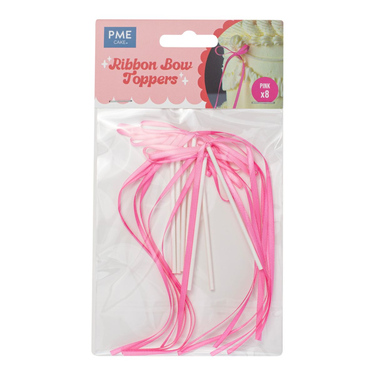 PME Strik Toppers Roze pk/8