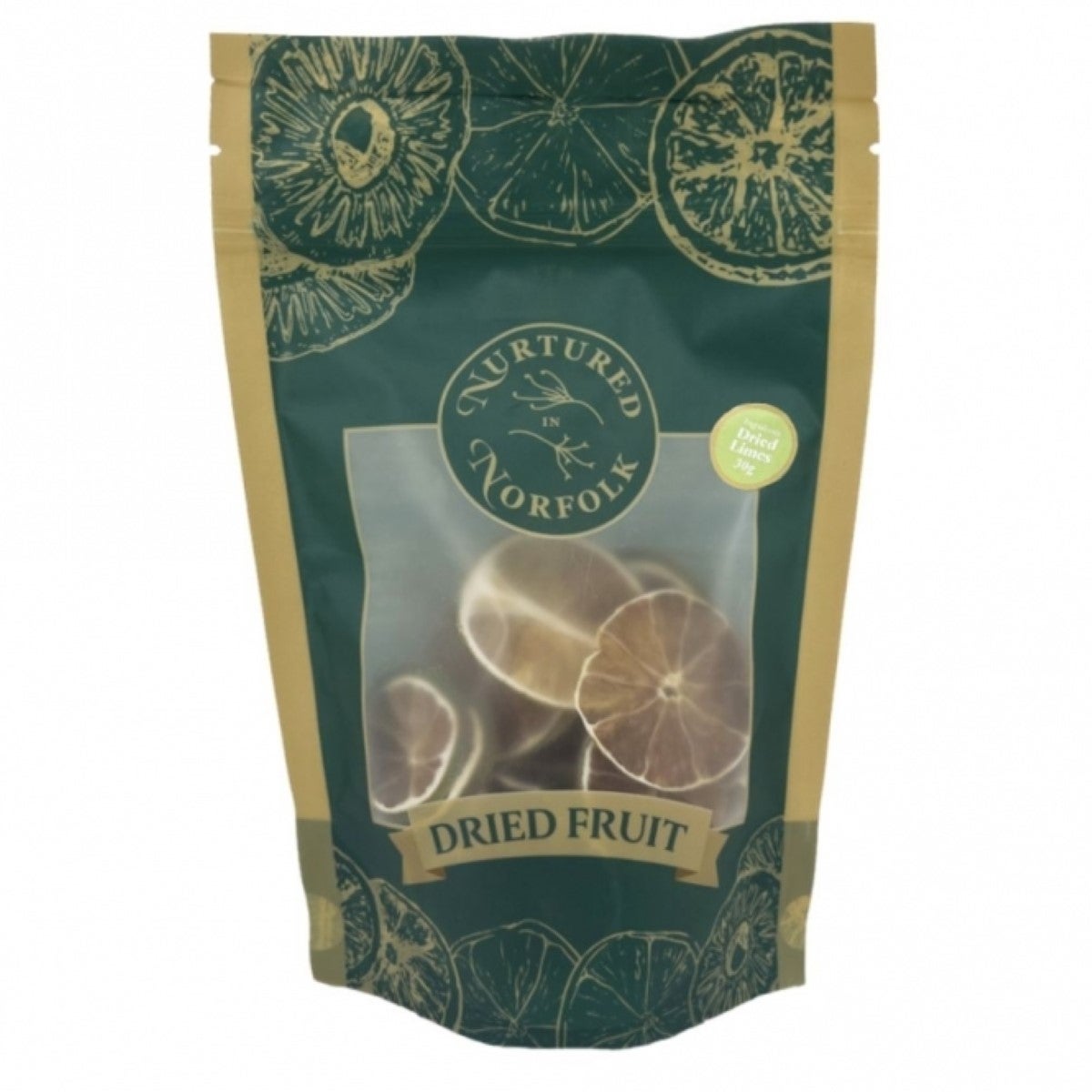 Nurtured in Norfolk Gedroogd Fruit Plakjes - Limoen 30g