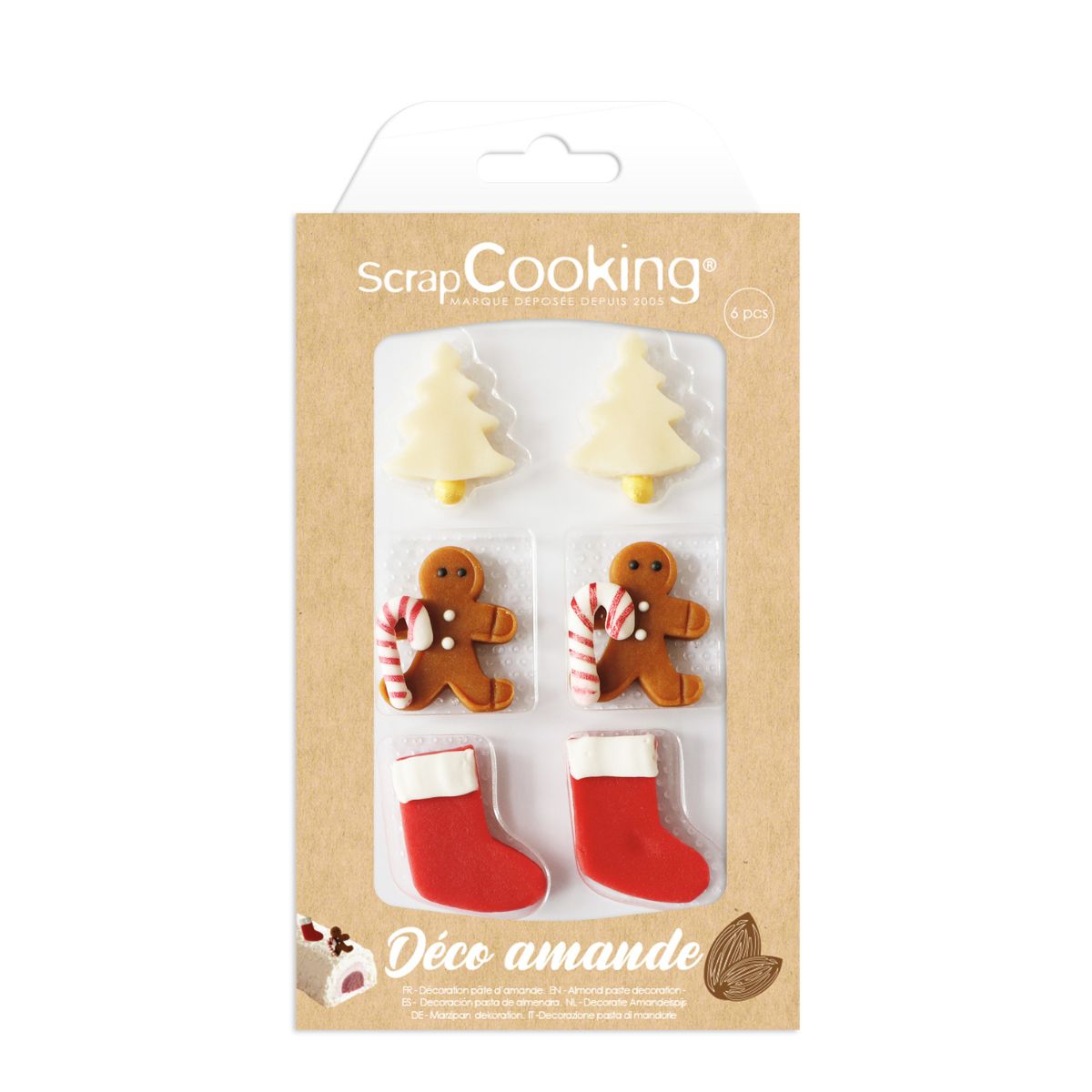 Scrapcooking Marsepein Decoraties 33g - Sweet Xmas